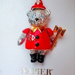 Vintage Napier firefighter brooch